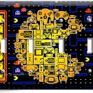 VIDEO GAME THEME PAC MAN ARCADE BOARD 4 GANG LIGHT SWITCH WALL PLATES ROOM DECOR