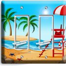 CALIFORNIA SUN PALM BEACH LIFEGUARD 2 GFCI LIGHT SWITCH WALL PLATE ROOM HD DECOR CALIFORNIA SUN PALM BEACH LIFEGUARD 2 GFCI LIGHT SWITCH WALL PLATE ROOM HD DECOR