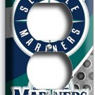 SEATTLE MARINERS BASEBALL TEAM OUTLET PLATES MAN CAVE SPORTS FAN GIFT ROOM DECOR
