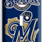 MILWAUKEE BREWERS BASEBALL TEAM 1 GANG LIGHT SWITCH WALL PLATE COVER ROOM DECOR MILWAUKEE BREWERS BASEBALL TEAM 1 GANG LIGHT SWITCH WALL PLATE COVER ROOM DECOR