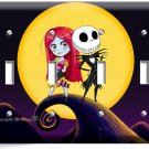 CUTE NIGHTMARE BEFORE CHRISTMAS JACK AND SALLY 4 TOGGLE LIGHT SWITCH PLATE DECOR CUTE NIGHTMARE BEFORE CHRISTMAS JACK AND SALLY 4 TOGGLE LIGHT SWITCH PLATE DECOR