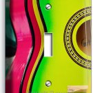 COLORFUL ACOUSTIC GUITARS 1 GANG LIGHT SWITCH WALL PLATES MUSIC STUDIO ART DECOR COLORFUL ACOUSTIC GUITARS 1 GANG LIGHT SWITCH WALL PLATES MUSIC STUDIO ART DECOR