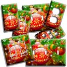 RED CHRISTMAS TREE BALLS LIGHT SWITCH OUTLET WALL PLATE HOME ROOM NEW YEAR DECOR RED CHRISTMAS TREE BALLS LIGHT SWITCH OUTLET WALL PLATE HOME ROOM NEW YEAR DECOR