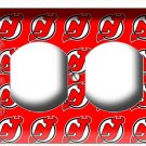 NEW JERSEY DEVILS HOCKEY TEAM LOGO LIGHT HORIZONTAL OUTLET WALL PLATE ROOM DECOR NEW JERSEY DEVILS HOCKEY TEAM LOGO LIGHT HORIZONTAL OUTLET WALL PLATE ROOM DECOR