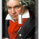 LUDWIG VAN BEETHOVEN PORTRAIT LIGHT SWITCH 1 GANG PLATES MUSIC STUDIO ROOM DECOR LUDWIG VAN BEETHOVEN PORTRAIT LIGHT SWITCH 1 GANG PLATES MUSIC STUDIO ROOM DECOR