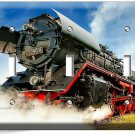 STEAM ENGINE TRAIN OLD RAILROAD LOCOMOTIVE 3 GANG LIGHT SWITCH PLATE RAILFAN ART STEAM ENGINE TRAIN OLD RAILROAD LOCOMOTIVE 3 GANG LIGHT SWITCH PLATE RAILFAN ART