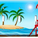 CALIFORNIA SUN PALM BEACH LIFEGUARD 3 GANG LIGHT SWITCH WALL PLATE ROOM HD DECOR CALIFORNIA SUN PALM BEACH LIFEGUARD 3 GANG LIGHT SWITCH WALL PLATE ROOM HD DECOR