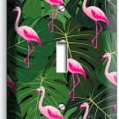 PINK FLAMINGO GREEN TROPICAL LEAVES 1 GANG LIGHT SWITCH WALL PLATE ROOM HD DECOR PINK FLAMINGO GREEN TROPICAL LEAVES 1 GANG LIGHT SWITCH WALL PLATE ROOM HD DECOR