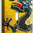 RUSTIC COLORFUL CHINESE DRAGON RED SUN 1 GANG LIGHT SWITCH WALL PLATE ROOM DECOR RUSTIC COLORFUL CHINESE DRAGON RED SUN 1 GANG LIGHT SWITCH WALL PLATE ROOM DECOR