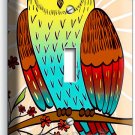 WHIMSICAL OWL TREE FLOWERS 1 GANG LIGHT SWITCH WALL PLATE NURSERY ROOM ART DECOR WHIMSICAL OWL TREE FLOWERS 1 GANG LIGHT SWITCH WALL PLATE NURSERY ROOM ART DECOR