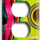 COLORFUL GREEN HOT PINK ACOUSTIC GUITARS OUTLET WALL PLATE MUSIC STUDIO HD DECOR COLORFUL GREEN HOT PINK ACOUSTIC GUITARS OUTLET WALL PLATE MUSIC STUDIO HD DECOR