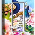 FLORAL PEACOCK BIRDS COLORFUL FEATHERS 1 GFCI LIGHT SWITCH WALL PLATE ROOM DECOR FLORAL PEACOCK BIRDS COLORFUL FEATHERS 1 GFCI LIGHT SWITCH WALL PLATE ROOM DECOR