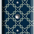 TEAL BLUE ARABIC TRELLIS PATTERN LIGHT DIMMER CABLE WALL PLATES ROOM HOME DECOR TEAL BLUE ARABIC TRELLIS PATTERN LIGHT DIMMER CABLE WALL PLATES ROOM HOME DECOR
