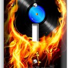 VINYL RECORD FIRE FLAMES 1 GANG LIGHT SWITCH WALL PLATES MUSIC STUDIO ROOM DECOR VINYL RECORD FIRE FLAMES 1 GANG LIGHT SWITCH WALL PLATES MUSIC STUDIO ROOM DECOR