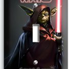DARK SIDE JEDI MASTER YODA DARTH VADER SWORD STAR WARS 1 GANG LIGHT SWITCH PLATE DARK SIDE JEDI MASTER YODA DARTH VADER SWORD STAR WARS 1 GANG LIGHT SWITCH PLATE