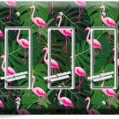 PINK FLAMINGO GREEN TROPICAL LEAVES 3 GFCI LIGHT SWITCH WALL PLATE ROOM HD DECOR PINK FLAMINGO GREEN TROPICAL LEAVES 3 GFCI LIGHT SWITCH WALL PLATE ROOM HD DECOR