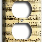 SHEET MUSIC OLD RETRO MUSICAL NOTES ELECTRICAL OUTLET WALL PLATE COVER STUDIO SHEET MUSIC OLD RETRO MUSICAL NOTES ELECTRICAL OUTLET WALL PLATE COVER STUDIO