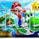 SUPER MARIO FLYING YOSHI GALAXY SPACE 4 GFCI LIGHT SWITCH PLATES KIDS ROOM DECOR