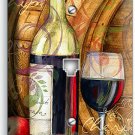 FRENCH MERLOT WINE BOTTLE BARREL CHEESE PHONE TELEPHONE COVER PLATES KITCHEN ART FRENCH MERLOT WINE BOTTLE BARREL CHEESE PHONE TELEPHONE COVER PLATES KITCHEN ART