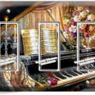 GRAND PIANO KEYS BEETHOVEN FLOWERS VASE CAT 3 GFCI LIGHT SWITCH PLATE ROOM DECOR