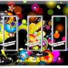 NIGHT CLUB RAP HIP HOP DANCE DJ 3 GFCI LIGHT SWITCH PLATE MUSIC STUDIO ART DECOR NIGHT CLUB RAP HIP HOP DANCE DJ 3 GFCI LIGHT SWITCH PLATE MUSIC STUDIO ART DECOR