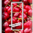 SWEET RED FARM CHERRIES 1 GFCI LIGHT SWITCH PLATES KITCHEN DINING ROOM ART DECOR