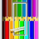 BRIGHT COLOR PENCILS PATTERN 1 GFCI LIGHT SWITCH PLATE ART HOBBY STODIO HD DECOR BRIGHT COLOR PENCILS PATTERN 1 GFCI LIGHT SWITCH PLATE ART HOBBY STODIO HD DECOR