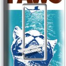 FUNNY PAWS JAWS CAT CATCHING A MOUSE 1 GFCI LIGHT SWITCH PLATES DORM ROOM DECOR FUNNY PAWS JAWS CAT CATCHING A MOUSE 1 GFCI LIGHT SWITCH PLATES DORM ROOM DECOR