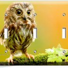 CUTE LITTLE BABY OWL LIGHT SWITCH 3 GANG WALL PLATES BEDROOM NURSERY ROOM DECOR CUTE LITTLE BABY OWL LIGHT SWITCH 3 GANG WALL PLATES BEDROOM NURSERY ROOM DECOR
