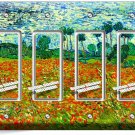 VINCENT VAN GOGH POPPY FLOWER FIELD 4 GFCI LIGHT SWITCH PLATES ROOM HD ART DECOR VINCENT VAN GOGH POPPY FLOWER FIELD 4 GFCI LIGHT SWITCH PLATES ROOM HD ART DECOR