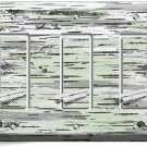 BIRCH TREE BARK WOOD TEXTURE LIGHT SWITCH WALL 3 GFCI PLATES MODERN ROOM DECOR