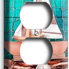 RUSTIC NAUTICAL SAILBOAT SEA SHELLS FISH NET OUTLET WALL PLATE BATHROOM HD DECOR RUSTIC NAUTICAL SAILBOAT SEA SHELLS FISH NET OUTLET WALL PLATE BATHROOM HD DECOR
