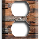 RUSTIC RANCH BARN RECLAIMED WORN OUT WOOD OUTLET PLATES LOG CABIN ROOM ART DECOR