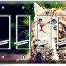 CUTE LUCKY PRAYING KITTY PUSSY CAT 4 GFCI LIGHT SWITCH PLATE ROOM HOME ART DECOR CUTE LUCKY PRAYING KITTY PUSSY CAT 4 GFCI LIGHT SWITCH PLATE ROOM HOME ART DECOR
