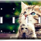CUTE LUCKY PRAYING KITTY PUSSY CAT 4 GANG LIGHT SWITCH PLATE ROOM HOME ART DECOR CUTE LUCKY PRAYING KITTY PUSSY CAT 4 GANG LIGHT SWITCH PLATE ROOM HOME ART DECOR