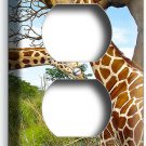 AFRICAN SAFARI GIRAFFE COUPLE LOVE ANIMAL OUTLET WALL PLATE COVER ROOM ART DECOR AFRICAN SAFARI GIRAFFE COUPLE LOVE ANIMAL OUTLET WALL PLATE COVER ROOM ART DECOR