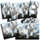 WILD SNOW WHITE MOUNTAIN ALBINO LION LIGHT SWITCH OUTLET WALL PLATES ROOM DECOR WILD SNOW WHITE MOUNTAIN ALBINO LION LIGHT SWITCH OUTLET WALL PLATES ROOM DECOR