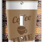 COFFEE TIME PAPER CUP LIGHT SWITCH 1 GANG PLATE ROOM KITCHEN CAFE SHOP ART DECOR COFFEE TIME PAPER CUP LIGHT SWITCH 1 GANG PLATE ROOM KITCHEN CAFE SHOP ART DECOR