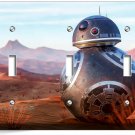 STAR WARS BB-8 DRON ROBOT BAD GUY 3 GANG LIGHT SWITCH PLATES FAN GIFT ROOM DECOR