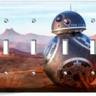 STAR WARS BB-8 DRON ROBOT BAD GUY 4 GANG LIGHT SWITCH PLATES FAN GIFT ROOM DECOR STAR WARS BB-8 DRON ROBOT BAD GUY 4 GANG LIGHT SWITCH PLATES FAN GIFT ROOM DECOR