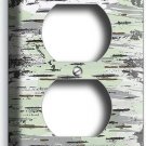 BETULA BIRCH TREE BARK WOOD TEXTURE OUTLET WALL PLATE MODERN ROOM HOME ART DECOR