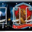 HARRY POTTER GRYFFINDOR GREST HOGWARTS CASTLE LIGHT SWITCH 3 GFCI WALL PLATE ART HARRY POTTER GRYFFINDOR GREST HOGWARTS CASTLE LIGHT SWITCH 3 GFCI WALL PLATE ART