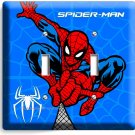 AMAZING SPIDER-MAN SUPERHERO DOUBLE LIGHT SWITCH WALL PLATE BOYS ROOM HOME DECOR AMAZING SPIDER-MAN SUPERHERO DOUBLE LIGHT SWITCH WALL PLATE BOYS ROOM HOME DECOR