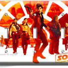 A STAR WARS HAN SOLO STORY CHEWBACCA 3 GANG LIGHT SWITCH WALL PLATE ROOM DECOR
