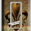 RUSTIC FLEUR DE LIS MEDIEVAL FLOWER 1 GFCI LIGHT SWITCH WALL PLATE ROOM HD DECOR