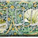 ACANTHUS LEAF FLOWER NOUVEAU ART NEW 3 GFCI LIGHT SWITCH WALL PLATE FLORAL DECOR