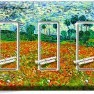 VINCENT VAN GOGH POPPY FLOWER FIELD 3 GFCI LIGHT SWITCH PLATES ROOM HD ART DECOR VINCENT VAN GOGH POPPY FLOWER FIELD 3 GFCI LIGHT SWITCH PLATES ROOM HD ART DECOR