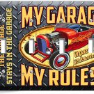 MY GARAGE RULES HOT ROD CAR 4 GANG LIGHT SWITCH WALL PLATES ROOM MAN CAVE DECOR MY GARAGE RULES HOT ROD CAR 4 GANG LIGHT SWITCH WALL PLATES ROOM MAN CAVE DECOR