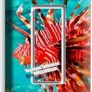 TROPICAL SEA LION FISH LIGHT SWITCH 1 GFCI PLATE LIONFISH AQUARIUM ROOM HD DECOR