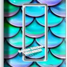 MERMAID TAIL FISH SCALES PATTERN 1 GFCI LIGHT SWITCH WALL PLATES ROOM HOME DECOR MERMAID TAIL FISH SCALES PATTERN 1 GFCI LIGHT SWITCH WALL PLATES ROOM HOME DECOR